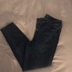 Old navy rockstar high rise button fly jeans